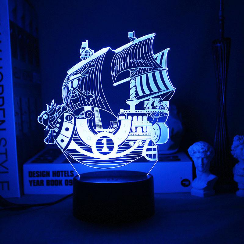 One Piece Led Night Light Kids Bedroom Decor Luffy Roronoa Zoro Lamp Acrylic