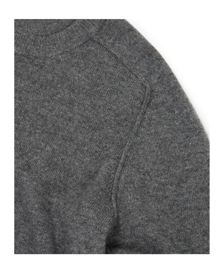 ETCE (Base) Layered Cuff Round Knit (Gray)