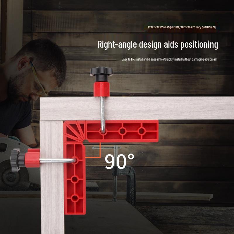 L-Shaped 90° Right Angle Locator, 6-Inch Woodworking Ruler and Marking Tool