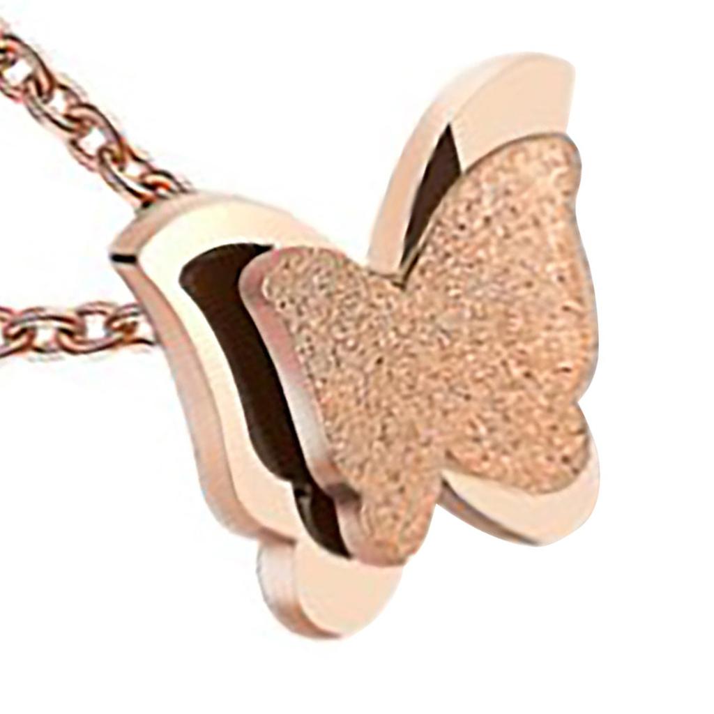 Schmetterlingskette Leicht Wunderschön Schlicht Titanstahl Schmetterlingskette für Damen