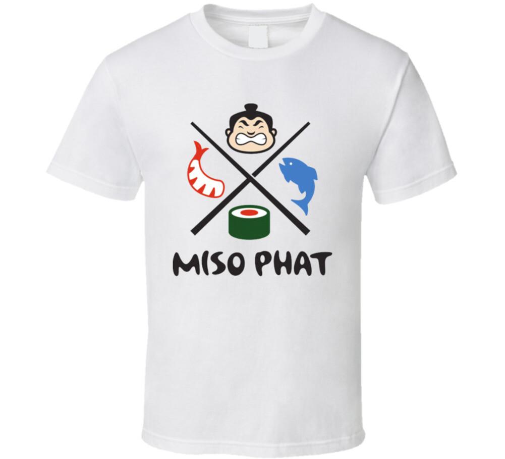Miso Phat Sushi Maui Hawaii Restaurant T Shirt Mens Womens Tees Top L