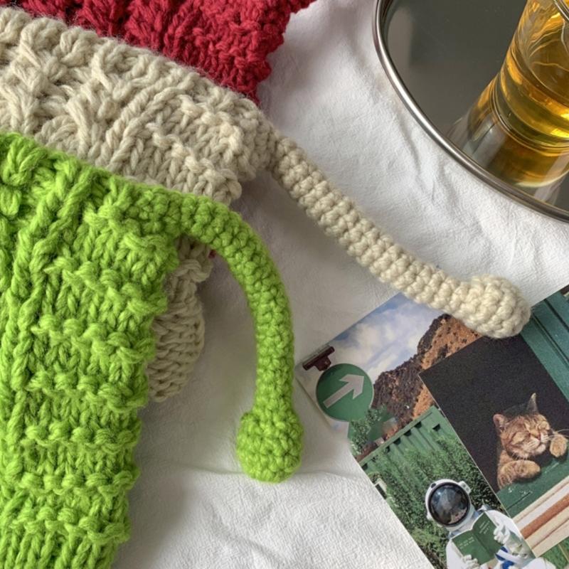 Solid Color Knit Hat Warm Winter Soft Knitted Hat Birthday Present for Unisex