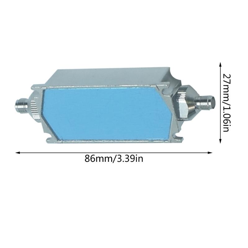 SMA BPF118 BPF118-136MHz Metal Bandpass Filter Easy Connection for Aeronautical Air Frequency Band