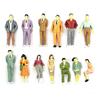 10/50pcs 1:25/1:30/1:300 Scale Model Building People Multistyles Assorted Poses Figures Passengers Mixed Color