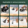 21cm Stainless Steel Pot Brush Long Handle Multifunctional Cleaning Brush Hanging Washing Tool for Kitchen Sink Pans Scrubber