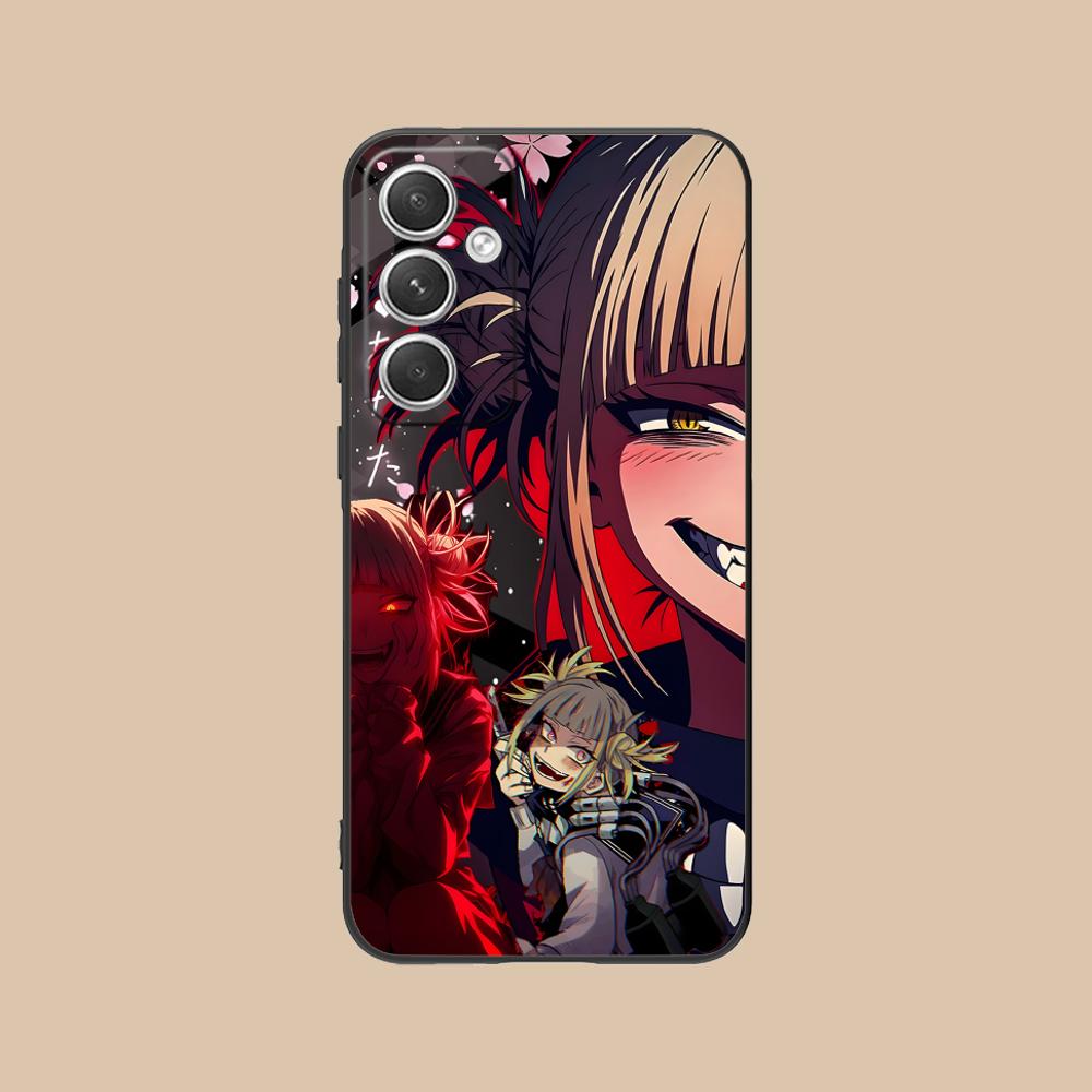 MHA Himiko Toga Mobile Phone Case for Samsung Galaxy S26 S25 S24 S23 S22 S21 S20 Note20 Plus FE Ultra Colorful Cover Pretty