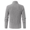 Men's Casual And Trendy Solid-color Warm Sweater, Fashionable Pullover, Men's Long-sleeved Sweater With Semi-high-neck Knitted Sweater Inside