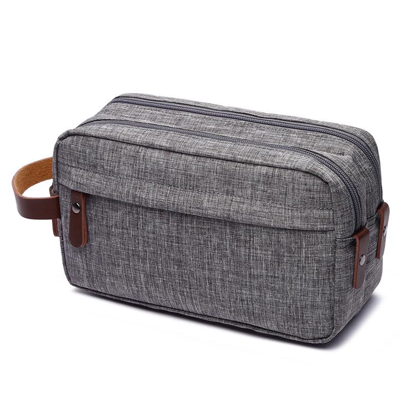 Men's Waterproof Portable Retro Toiletry & Makeup Bag with Large Capacity
