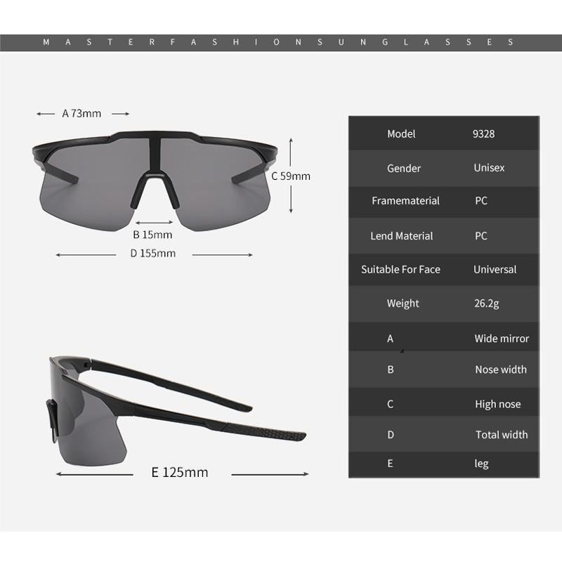 Mountaineering Goggles Hiking Sunglasses Outdoor Hiking Anti-uv Cycling Windproof Sunglasses 9328