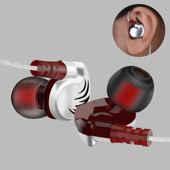 V11 Wired Earphone In-ear Mega Bass 3.5mm Sports Stereo Gaming Earbud with Microphone for Outdoor