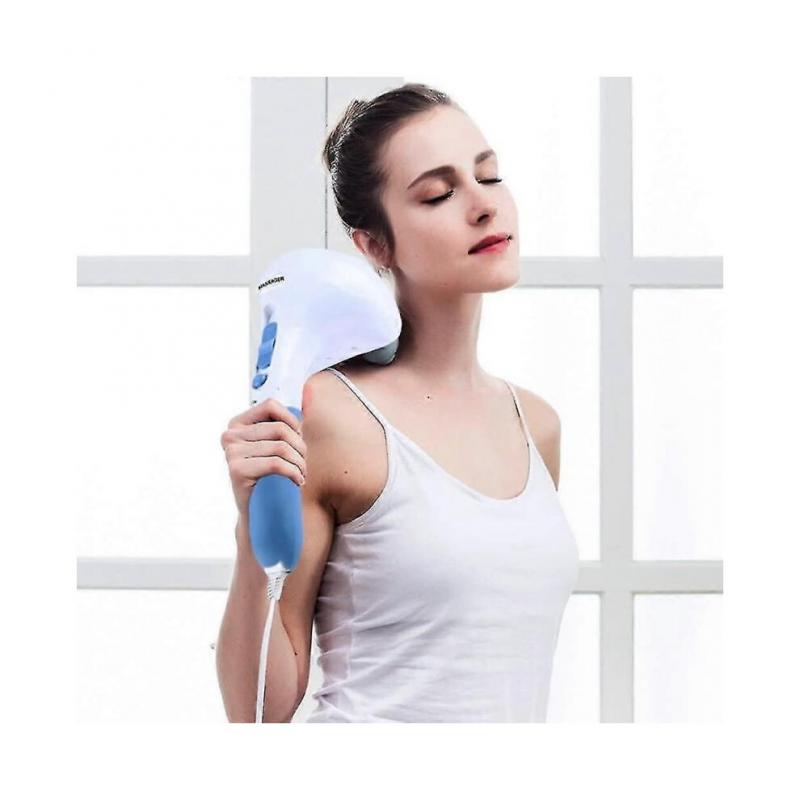 Electric Back Massager , Handheld Massagers Double Head Deep Tissue Percussion Massages for Full Body Massage for Neck, Shoulder, Head, Foot, Leg, Val