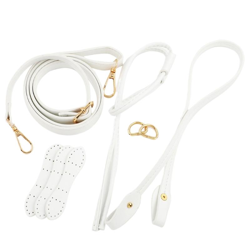 Craft Your Own Bag with Adjustable Drawstring Shoulder Strap Handle Rope Kits for Handmade Straw Bucket Bags Accessories