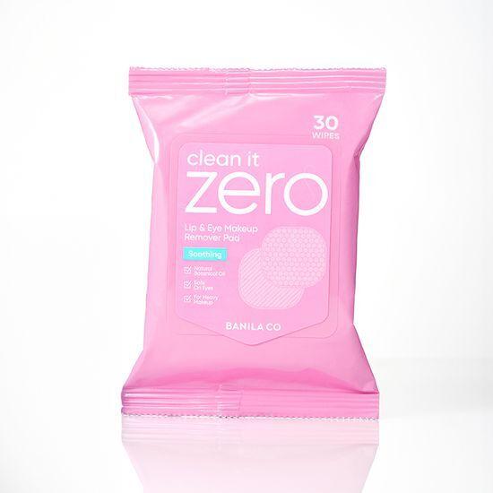 BANILA CO Clean It Zero Soothing Lip & Eye Remover Pads (30 Sheets)