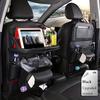 Multifunctional Car Trunk Hanging Bag Seat Back Organizer With Dining Table Tray Interior Accessories For Garbage And Storage
