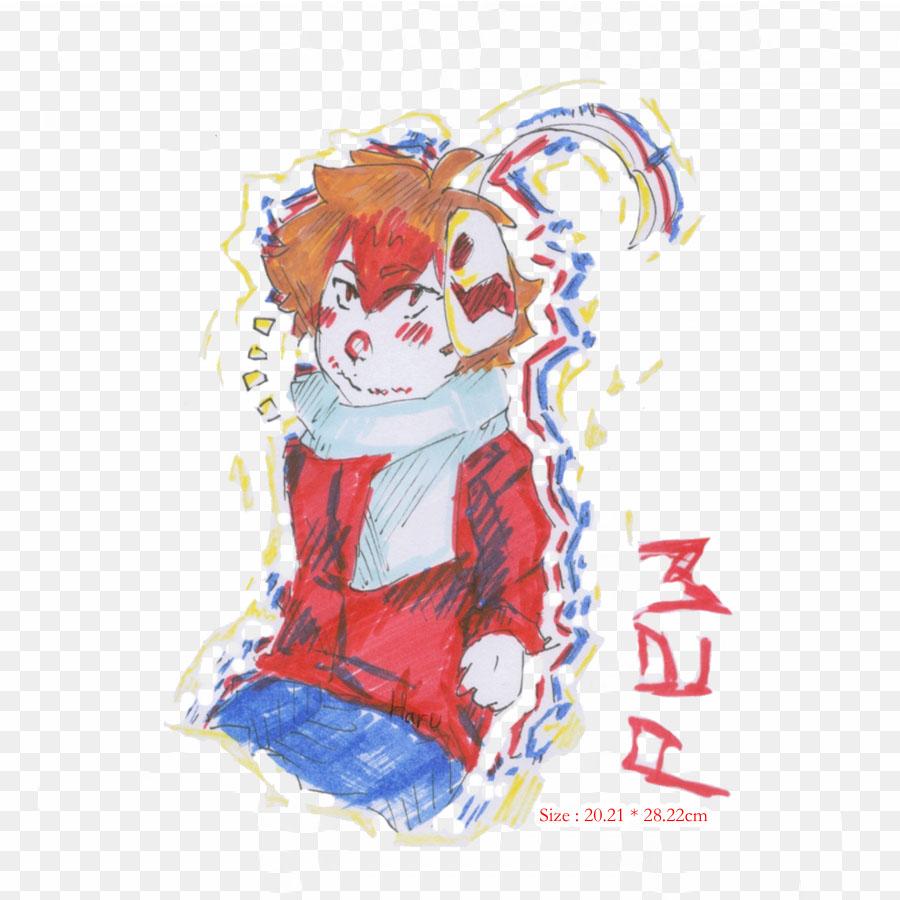 

Иллюстрация Мультфильм Концепт Арт Железо на теплообмене Печать Виниловые патчи Наклейка для одежды DIY Аппликации Моющиеся пластыри