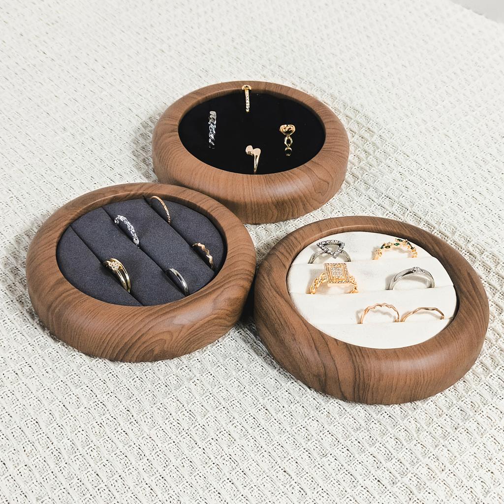 Ins Style Ring Organizer Scratch Resistant Jewelry Organizer Shelf Wedding Ring Display Stand Stackable Ring Holder Perfect Gift
