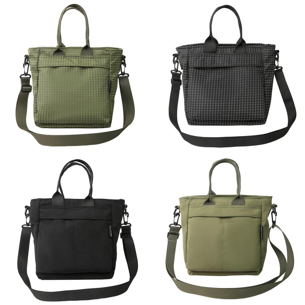 Nylon Casual Tote Bag With Zipper Pockets For Daily Outdoor Travel