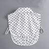 Perfect Match Polka Dots Shirt Detachable Collar For Women Lapel Blouse Tops Fake Collar Female Removable Lapel Flase Collar Accessory