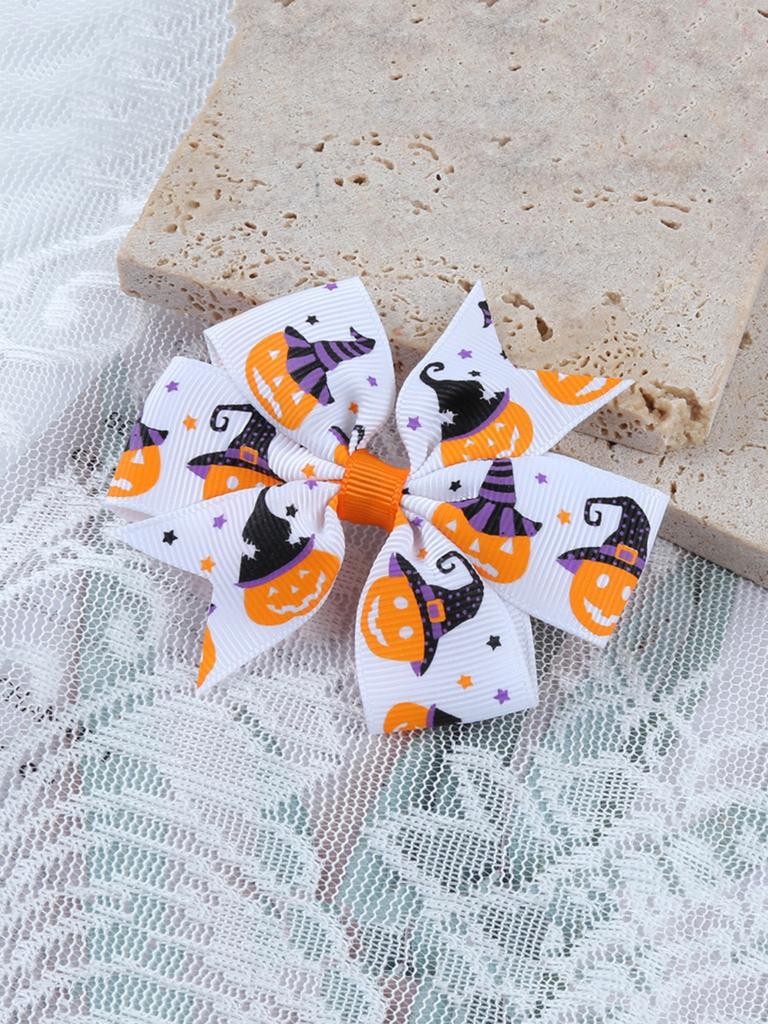 Halloween Party Fun Spider Pumpkin Hairpin Cartoon Black Cat Little Ghost Hairpin Girl Happy Halloween Dress Up Hairpin