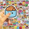 100 Small Size Fruit Food Graffiti Stickers Decorate Guitar Notebook Suitcase DIY Waterproof