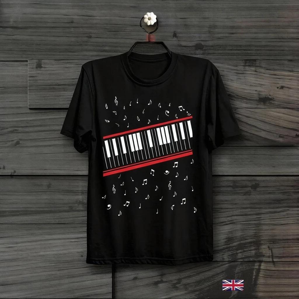 Michael Jackson Movie MJ Beat It Piano Printed T Shirt Casual Cotton Oversized Unisex Unisex Y2k Casual HighQuality Streetwear Tees