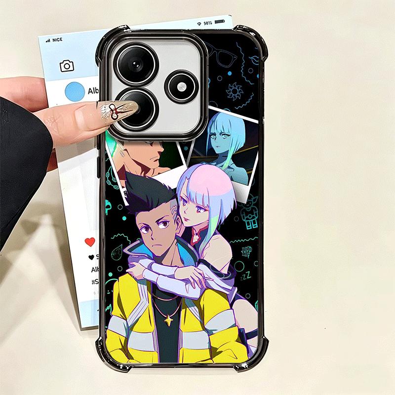 E-Edgerunners Anime Lucy Soft Phone Case For Xiaomi Poco X7 X8 Pro Max X6 X5 X3 F8 Ultra F7 M8 M7 M5S Redmi 15C 15A 15 14C 13C 1