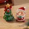 Santa Claus Desktop Ornaments Christmas Gift Box Small Toys Tree Decorations Souvenirs For Children