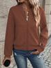 Autumn/Winter 2025 Solid Color Women's Zipper Jacket with Baseball Collar