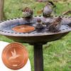 10cm Bird Bath Purification Disk Copper Feeder Tray  for Garden Patio Lawn Fountain
