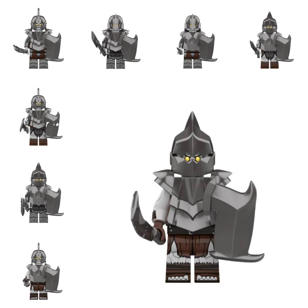 Kt1056 Ancient Soldier Series Orc Building Blocks Figure Toy Bag