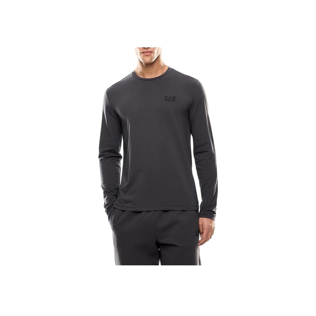 Emporio Armani EA7 FW25 Long Sleeve Cotton Core Logo T-Shirt Men Tops 8NPT28-PJVQZ-U8117