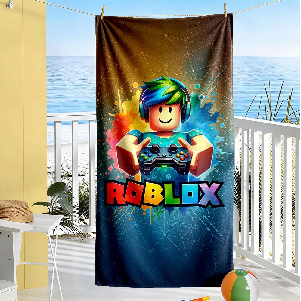 Roblox Ručník na pláž Rychleschnoucí Měkký Mikrovlákno Pohodlný Lehký