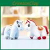 Cute Pony Stuffed Plush Doll Toy Pendant Keychain For Kids Gift And Keychain Accessory