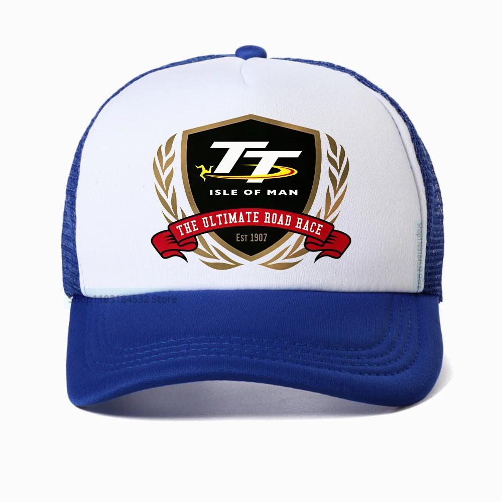 Races TT Isle of Unisex Logo baseball cap Motorcycle Race Fashion Streetwear Unisexs and Womens Sports caps Breathable snapback hat