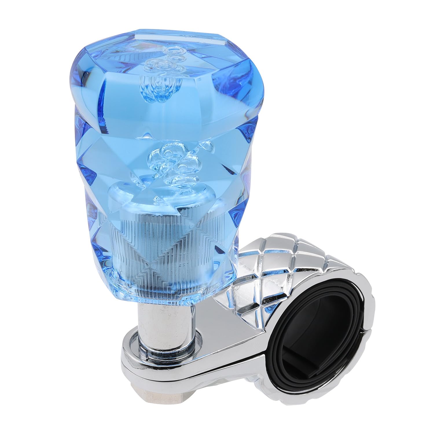 

Fabulous-do Steering Wheel Spinner, Diamond Cut, Car Convenient, Comfortable, Goods, Parts, Truck, Spinner, Handle, Blue, Blue синий