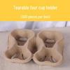 Enhanced Milk Tea Cup Holder: Tearable into 2 or 4 sections, perfect for beverages and pulp.