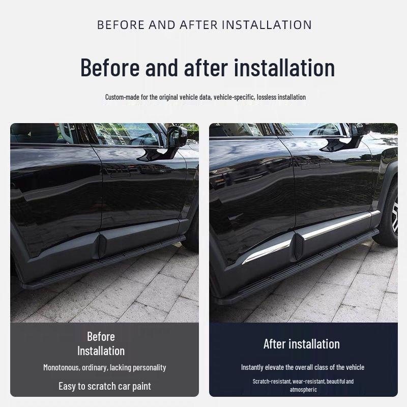 Deep Blue G318 Stainless Steel Door Edge Trim - Anti-Collision Protection Strip for Exterior Modification
