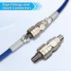 2Pcs Universal 360 Quick Connector Adapters Airless Straight Hose Swivels Connector For Easy Connection And Enhances Flexibility