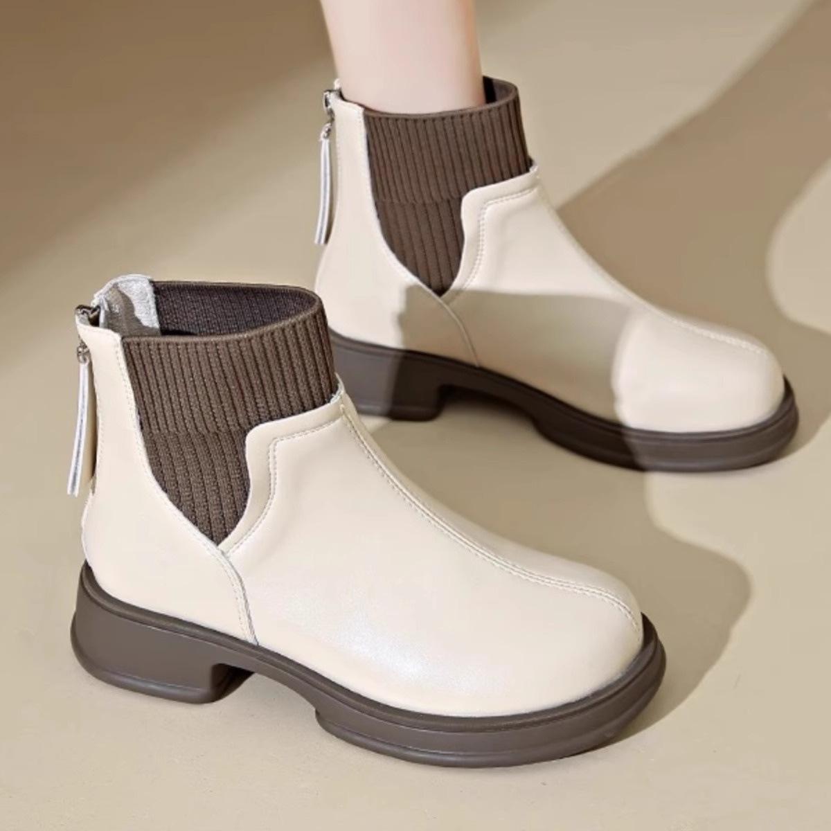 

Платформа ботинки мартинс женская обувь 2025 новый тренд тонкие ботинки весна осень и зима короткие ботинки женские одинарные ботинки 35