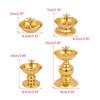 Lamp Holder Alloy Oil Lamp Dish Cooking Oil Lamp Butter Lamp Household Ever-burning Lamps Buddhist Supplies for Desktops