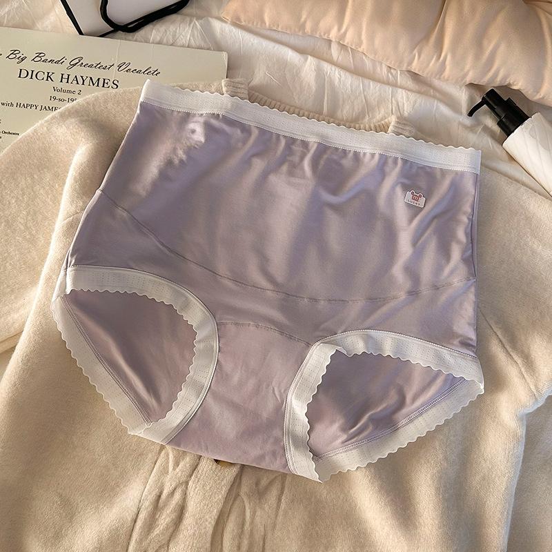 

Большие размеры женские хлопковые трусики с высокой талией и удлиненным шаговым швом для беременных XXXL серый