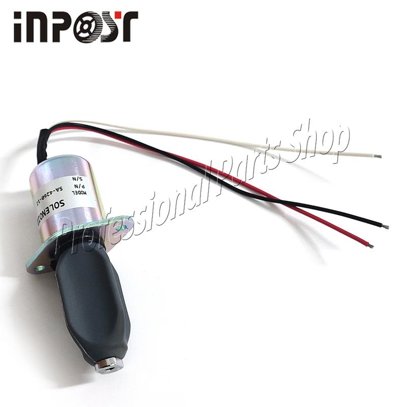 New 12V SA-4260-12 Shut Off Stop Solenoid Valve For Kubota Engine SA-4260