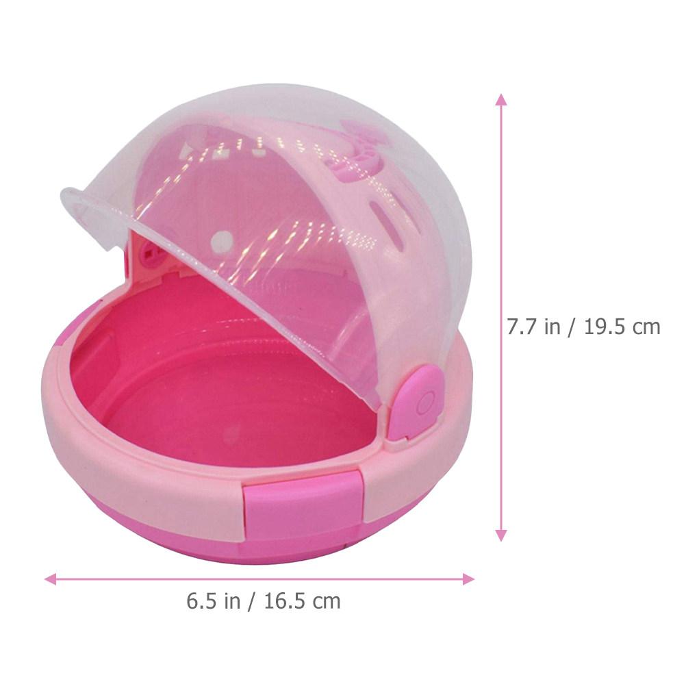 Handheld Birds Travel Cage Portable Parrot Carrier Transparent Design for Smooth Breathing Travel Parrot Cage Pet Birds Cages арбуз красный