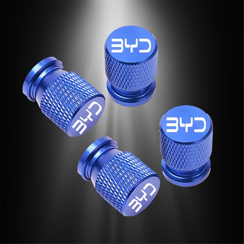 

4pcs Car Tire Valve Stem Caps Aluminum Wheel Stem Air Valve Covers for BYD Atto3 Atto2 Dolphin 8 5 Seal U Tang Song Sealion Plus