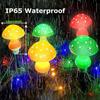 Upgraded Outdoor Solar Garden Lights, 8 Pack 50 LED Mushroom Outdoor 8 Modes 23ft Waterproof Solar Powered Landscape Cute Fairy String Light for Yard