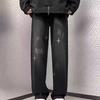 Amerikanische Retro-Blaue Jeans Herren Frühling und Herbst Gerade Locker Lässige Hosen Trendige High-Street-Hosen Neu