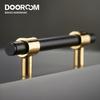 Dooroom Messing Möbelgriffe Schwarz Gold Licht Luxus Modern Nordisch Schublade Kleiderschrank Kommode Langer Schrank Knöpfe Griffe