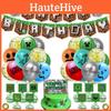 Decoraciones para Fiesta de Cumpleaños de Minecraft Set Feliz Cumpleaños Con Globos Y Pancarta
