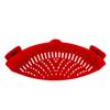1Pc Silicone Clip on Strainer for Pasta Meat Vegetables Fruit, - Fit All Pots and Bowls