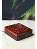 Sandalwood Ming & Qing Antique-Style Carved Incense Box and Burner, Solid Wood Zen Tea Ceremony Holder